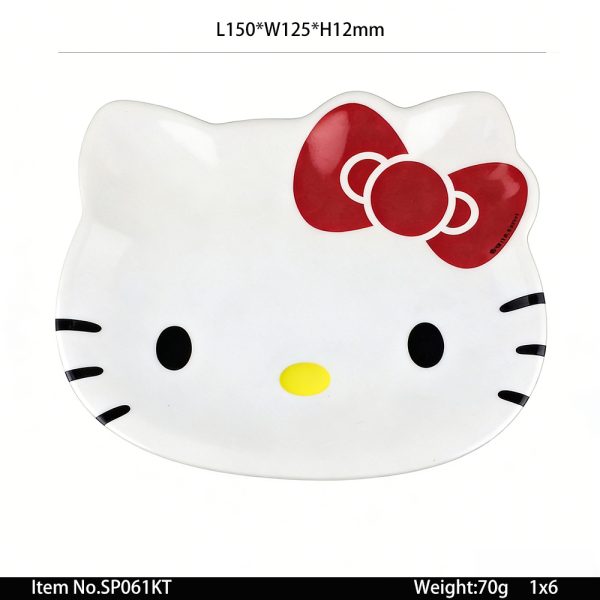 SP061KT东莞晶湖源头厂家定做美耐皿15x12.5cm造型盘 可定制产品颜色和印刷图案