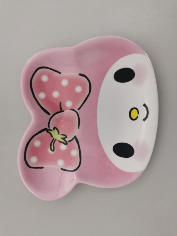 SP062MM东莞晶湖源头厂家定做美耐皿15.7x13cm造型盘 可定制产品颜色和印刷图案