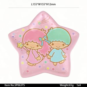 SP063TS东莞晶湖源头厂家定做美耐皿15x15cm造型盘 可定制产品颜色和印刷图案