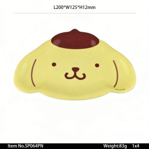 SP064PN东莞晶湖源头厂家定做美耐皿20x12cm造型盘 可定制产品颜色和印刷图案