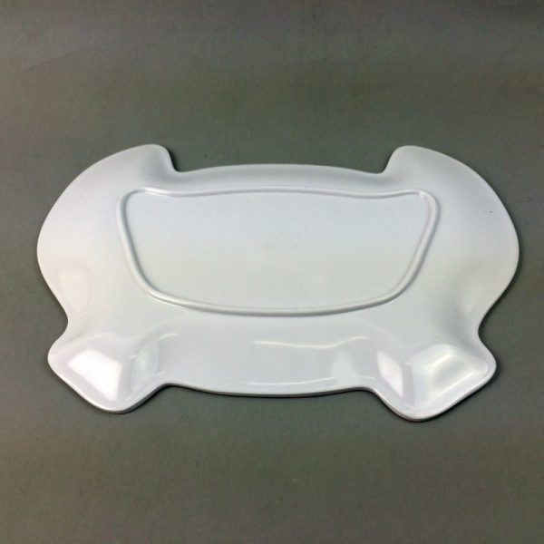 SP1007东莞晶湖源头厂家定做美耐皿25x19cm造型盘 可定制产品颜色和印刷图案