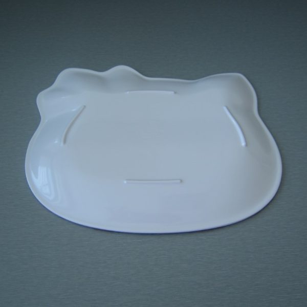 SP1008东莞晶湖源头厂家定做美耐皿25.5x21cm造型盘 可定制产品颜色和印刷图案