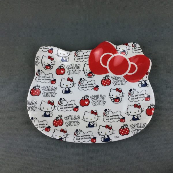 SP1008东莞晶湖源头厂家定做美耐皿25.5x21cm造型盘 可定制产品颜色和印刷图案