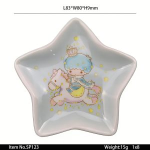 SP123东莞晶湖源头厂家定做美耐皿8x8cm造型盘 可定制产品颜色和印刷图案