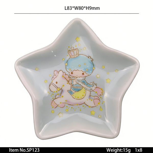 SP123东莞晶湖源头厂家定做美耐皿8x8cm造型盘 可定制产品颜色和印刷图案