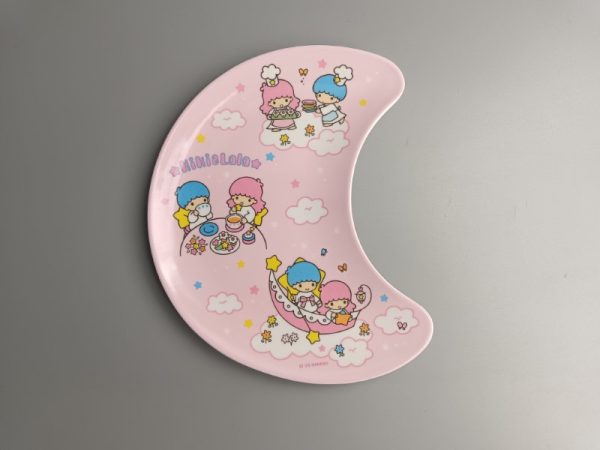 SwanSP140东莞晶湖源头厂家定做美耐皿19x16cm月亮盘 可定制产品颜色和印刷图案