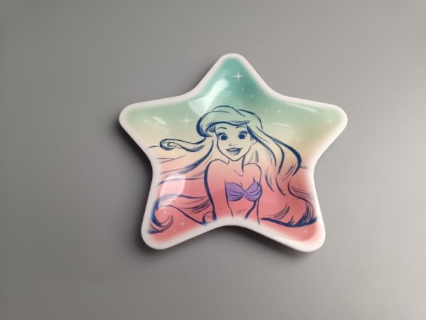 SwanSP143东莞晶湖源头厂家定做美耐皿15x14.4cm五角星盘 可定制产品颜色和印刷图案