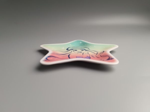 SwanSP143东莞晶湖源头厂家定做美耐皿15x14.4cm五角星盘 可定制产品颜色和印刷图案