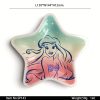 SwanSP143东莞晶湖源头厂家定做美耐皿15x14.4cm五角星盘 可定制产品颜色和印刷图案