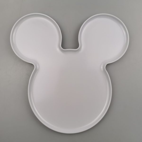 SP211东莞晶湖源头厂家定做美耐皿24.8x24.8cm造型盘 可定制产品颜色和印刷图案