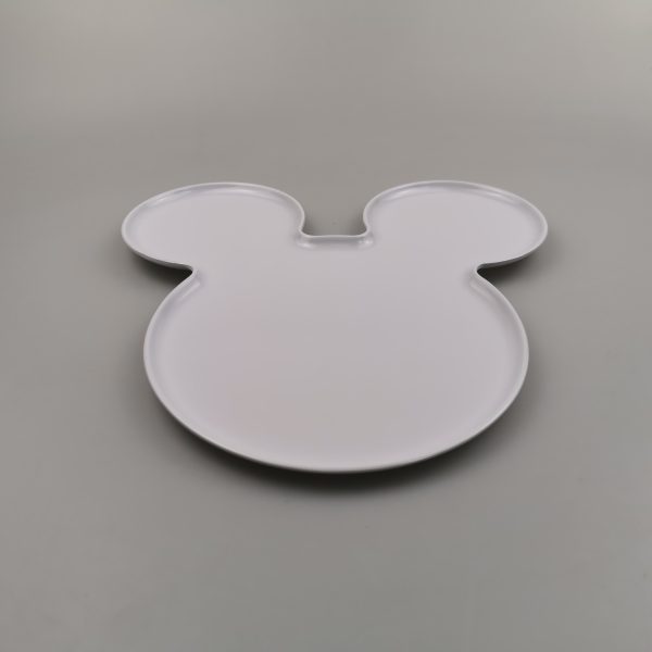 SP211东莞晶湖源头厂家定做美耐皿24.8x24.8cm造型盘 可定制产品颜色和印刷图案