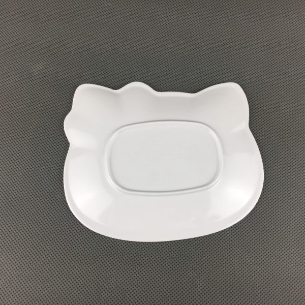 SP4035东莞晶湖源头厂家定做美耐皿10x9cmKT猫盘 可定制产品颜色和印刷图案