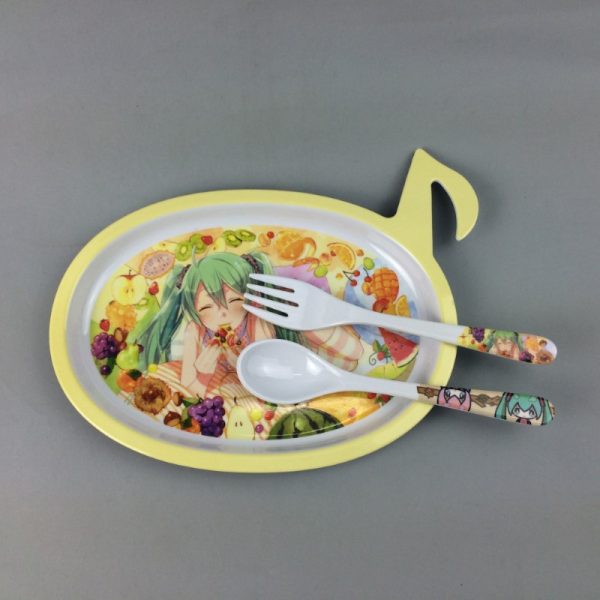 SP9080东莞晶湖源头厂家定做美耐皿24.5x19.5cm盘 可定制产品颜色和印刷图案