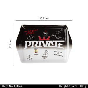 SwanT1024 东莞晶湖源头厂家定做美耐皿21x14cm长盘 可定制产品颜色和印刷图案