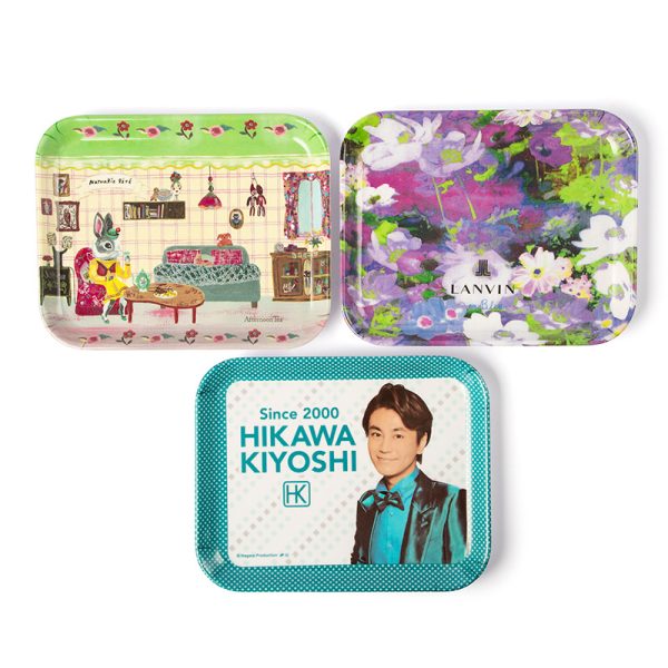 SwanTY1915东莞晶湖源头厂家定做美耐皿儿童19x15cm长盘 可定制产品颜色和印刷图案