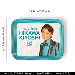 SwanTY1915东莞晶湖源头厂家定做美耐皿儿童19x15cm长盘 可定制产品颜色和印刷图案