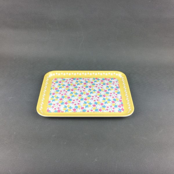 SwanTY2418东莞晶湖源头厂家定做美耐皿24x18cm长盘 可定制产品颜色和印刷图案