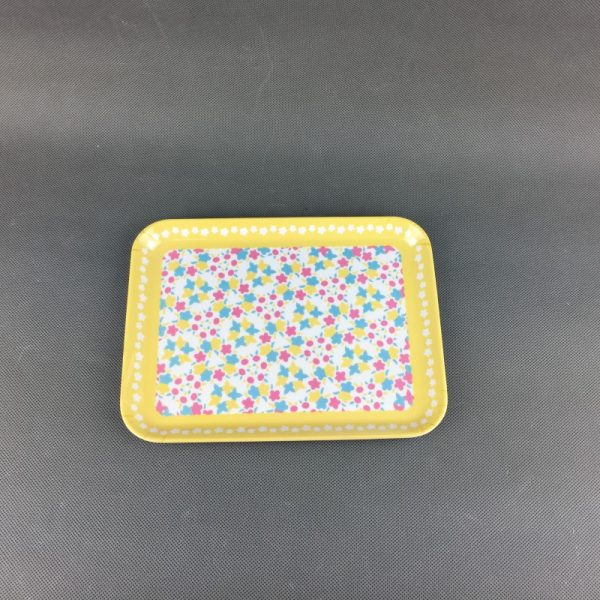 SwanTY2418东莞晶湖源头厂家定做美耐皿24x18cm长盘 可定制产品颜色和印刷图案