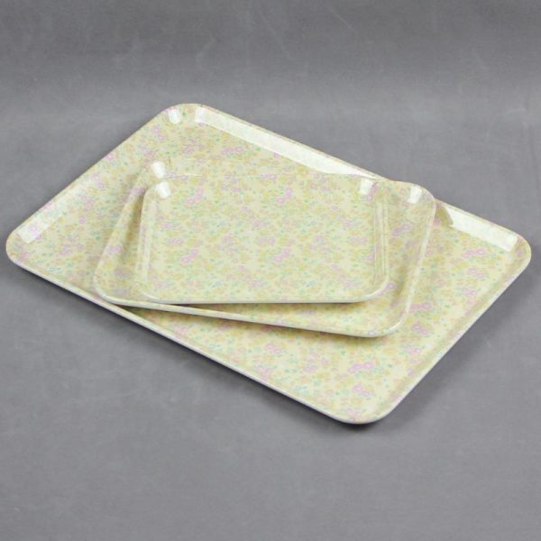 SwanTY3524东莞晶湖源头厂家定做美耐皿35x24cm长盘 可定制产品颜色和印刷图案