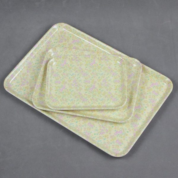 SwanTY3524东莞晶湖源头厂家定做美耐皿35x24cm长盘 可定制产品颜色和印刷图案