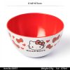 02037 sku 02037东莞晶湖源头厂家定做日本日式美耐皿14cm直径儿童碗 可定制产品颜色和正面图案印刷