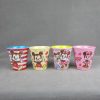 100东莞晶湖源头厂家定做日本日式美耐皿8.8cm直径水杯 可定制产品颜色和杯内外印刷图案