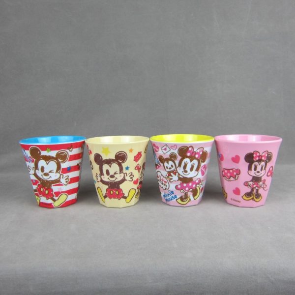 100东莞晶湖源头厂家定做日本日式美耐皿8.8cm直径水杯 可定制产品颜色和杯内外印刷图案