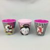 100东莞晶湖源头厂家定做日本日式美耐皿8.8cm直径水杯 可定制产品颜色和杯内外印刷图案