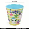 105东莞晶湖源头厂家定做日本日式美耐皿8.8cm直径水杯 可定制产品颜色和杯内外印刷图案