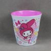 110东莞晶湖源头厂家定做日本日式美耐皿8.8cm直径水杯 可定制产品颜色和杯内外印刷图案