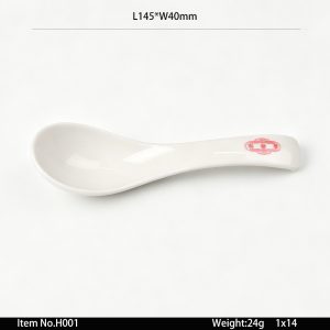H001东莞晶湖源头厂家定做日本日式美耐皿14.5cm儿童刀叉勺 可定制产品颜色和图案