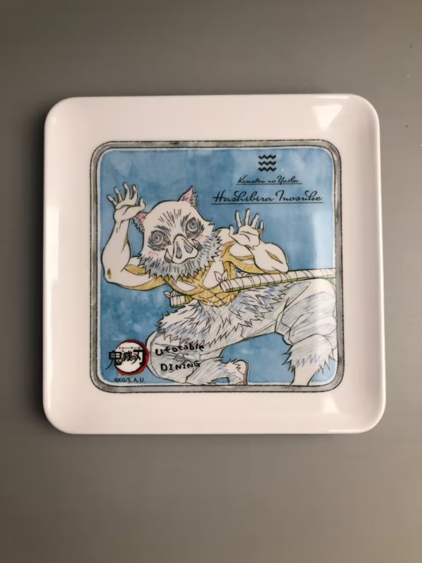 P324 230725 (9) P324东莞晶湖源头厂家定做日本日式儿童美耐皿15x15cm正方形盘 可定制产品颜色和印刷图案