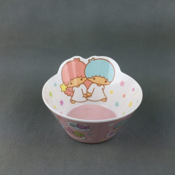 SP3014TS东莞晶湖源头厂家定做日本日式儿童美耐皿30x22cm三格长盘 可定制产品颜色和印刷图案
