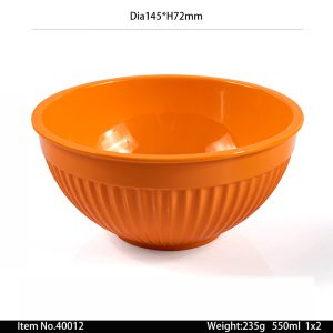 40012 SKU 40012东莞晶湖源头厂家定做美耐皿14.5cm直径美国沙拉碗 可定制产品颜色和碗内外图案印刷