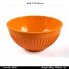 40015东莞晶湖源头厂家定做美耐皿21.7cm直径美国沙拉碗 可定制产品颜色和碗内外图案印刷