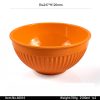 40016东莞晶湖源头厂家定做美耐皿24.7cm直径美国沙拉碗 可定制产品颜色和碗内外图案印刷