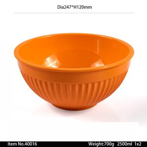 40016 SKU 40016东莞晶湖源头厂家定做美耐皿24.7cm直径美国沙拉碗 可定制产品颜色和碗内外图案印刷