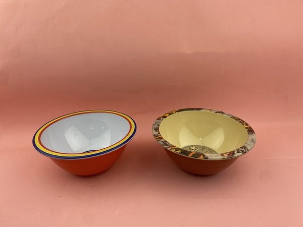 B105东莞晶湖源头厂家定做美耐皿14.5cm直径米饭碗 可定制产品内外颜色和碗内外图案印刷