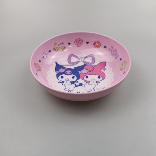 B224东莞晶湖源头厂家定做美耐皿20.5cm直径米饭碗 可定制产品颜色和碗内外图案印刷