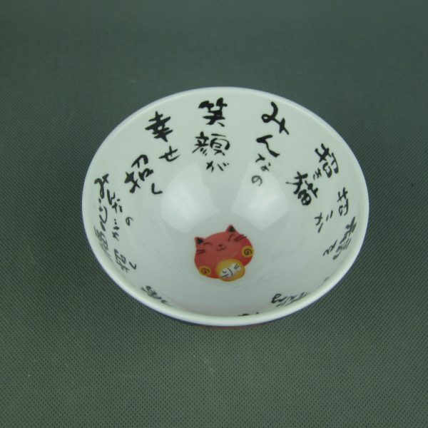 B2604东莞晶湖源头厂家定做日本日式美耐皿10.5cm直径儿童圆碗 可定制产品颜色和碗内外图案印刷