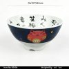 B2604东莞晶湖源头厂家定做日本日式美耐皿10.5cm直径儿童圆碗 可定制产品颜色和碗内外图案印刷