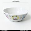 B284东莞晶湖源头厂家定做日本美耐皿13cm直径儿童米饭碗 可定制产品颜色和碗内外图案印刷
