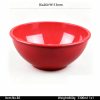 B5东莞晶湖源头厂家定做美耐皿26.4cm直径美国沙拉碗 可定制产品颜色和碗内外图案印刷