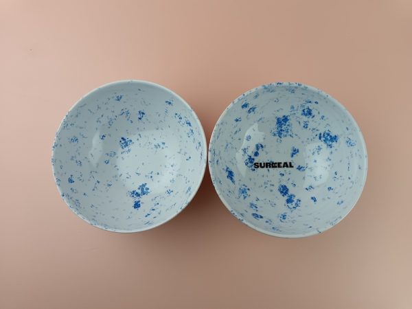M1029A-0东莞晶湖源头厂家定做美耐皿14cm直径米饭碗 可定制产品颜色和碗内外图案印刷
