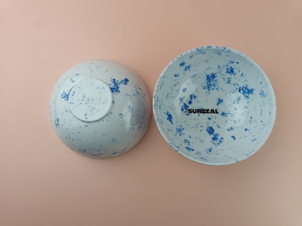 M1029A-0东莞晶湖源头厂家定做美耐皿14cm直径米饭碗 可定制产品颜色和碗内外图案印刷