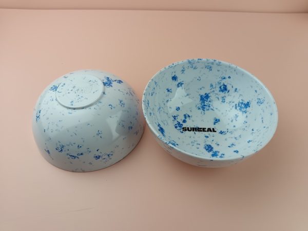 M1029A-0东莞晶湖源头厂家定做美耐皿14cm直径米饭碗 可定制产品颜色和碗内外图案印刷