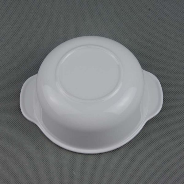 SB5056东莞晶湖源头厂家定做美耐皿13x11cm直径儿童双耳米饭碗 可定制产品颜色和碗内图案印刷