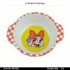 SB5056东莞晶湖源头厂家定做美耐皿13x11cm直径儿童双耳米饭碗 可定制产品颜色和碗内图案印刷
