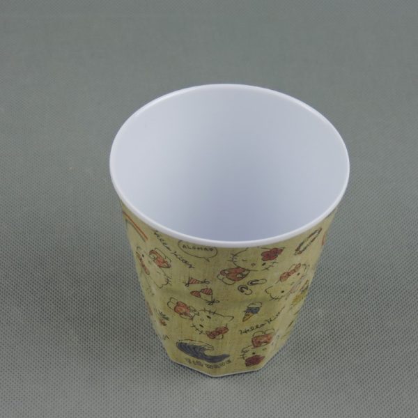 106 (1) 106东莞晶湖源头厂家定做日韩美耐皿8.3cm直径水杯 可定制产品颜色和杯外印刷图案