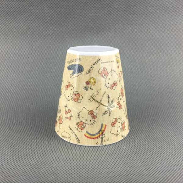 106-3 106东莞晶湖源头厂家定做日韩美耐皿8.3cm直径水杯 可定制产品颜色和杯外印刷图案